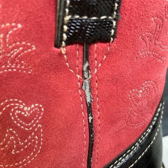 Original Ariat Fatbaby Patchwork Boots Artist Series 6.5B - Picture 12 of 15